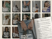 Overview of 21 Done-For-You Digital Marketing Blogs - Topics Include Instagram Reels, Digital Marketing Strategies, and More