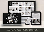 Faceless Tik Tok Marketing Ebook With MRR