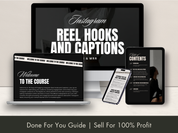 Reels, Hooks & Captions Ebook With MRR