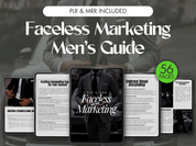 Men's Guide To Faceless Marketing Ebook With MRR