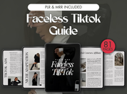 Faceless Tik Tok Marketing Ebook With MRR