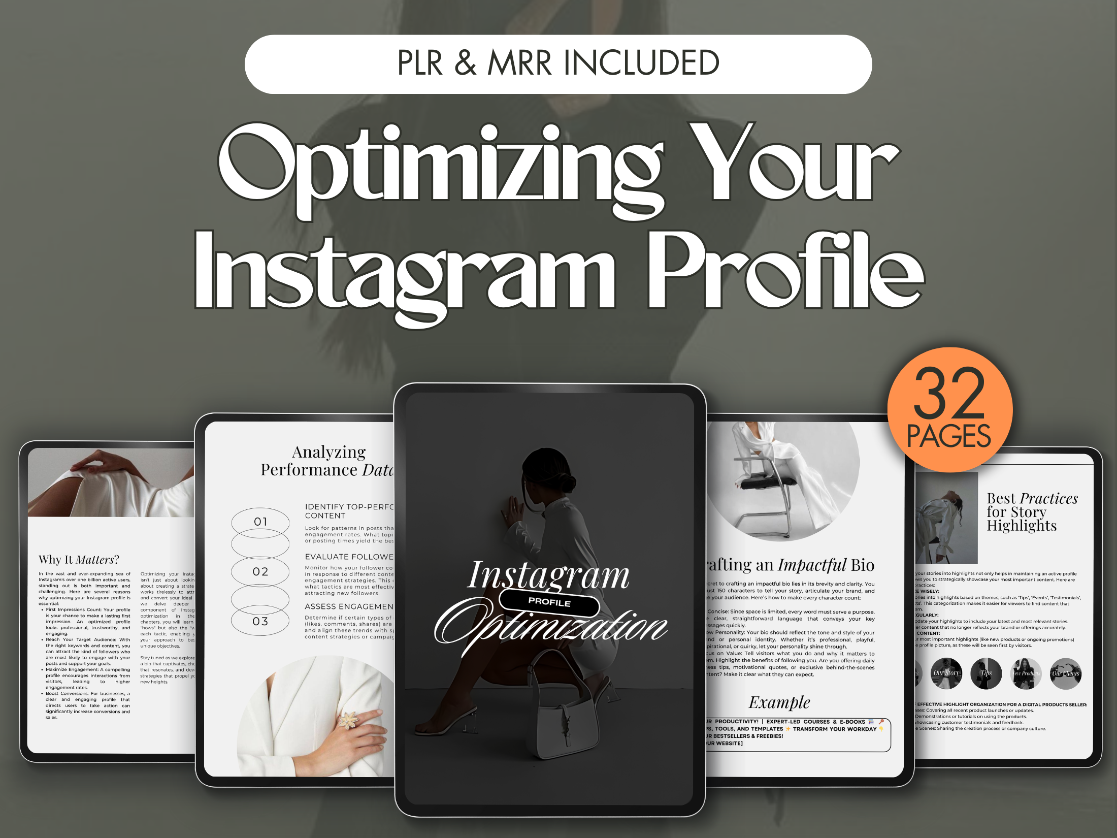 Instagram Profile Optimization Ebook With MRR