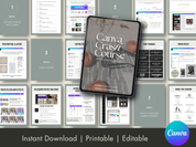 Overview of Canva Crash Course pages showing content layout and topics covered, perfect for beginners and advanced users