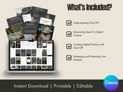 Use ChatGPT To Help You Create Digital Products
