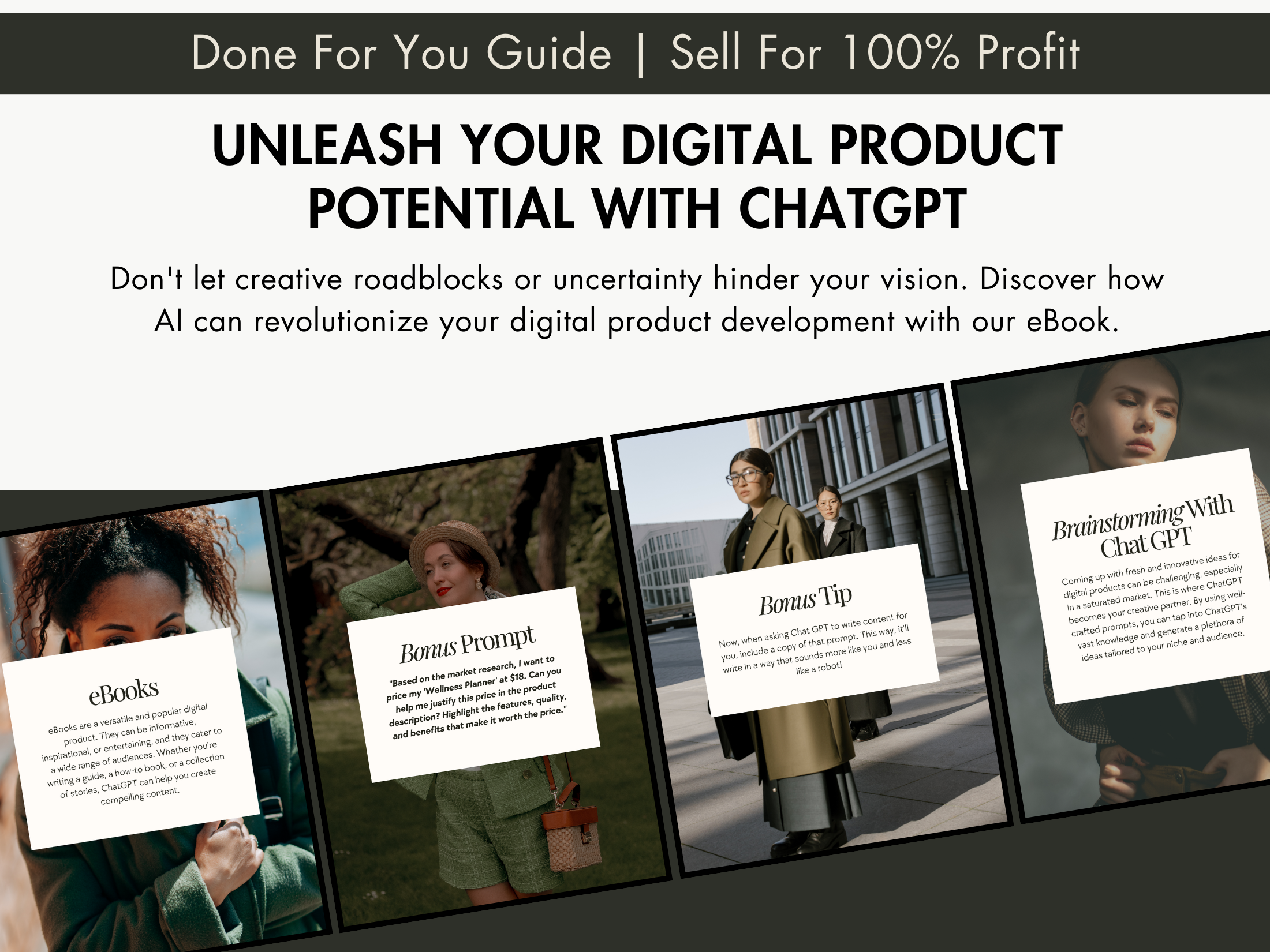 Use ChatGPT To Help You Create Digital Products