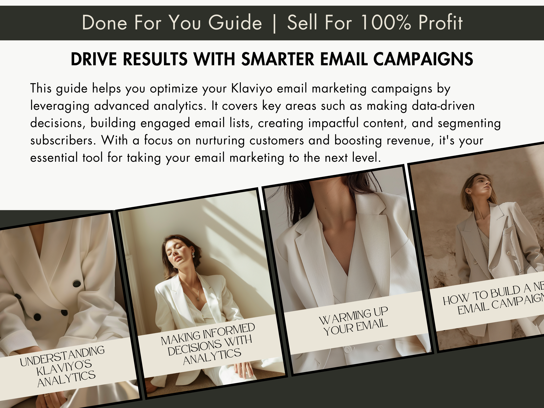 A detailed guide on driving results with email marketing, showing how the campaign bible optimizes your strategy using Klaviyo analytics.