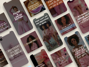 Preview of Empowering Women Social Media Templates - Inspirational and Motivational Instagram Story and Post Designs