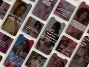 Second Preview of Empowering Women Social Media Templates - Stylish and Feminine Instagram Templates for Women Entrepreneurs