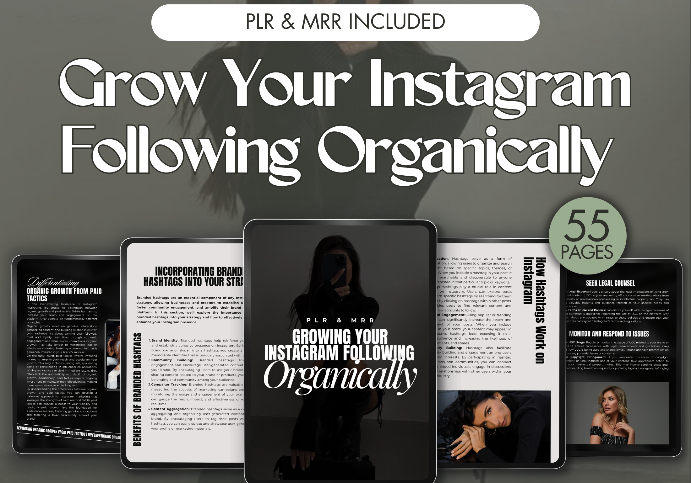 Cover image for the Grow Your Instagram Following Organically guide, highlighting strategies for building a genuine follower base on Instagram.