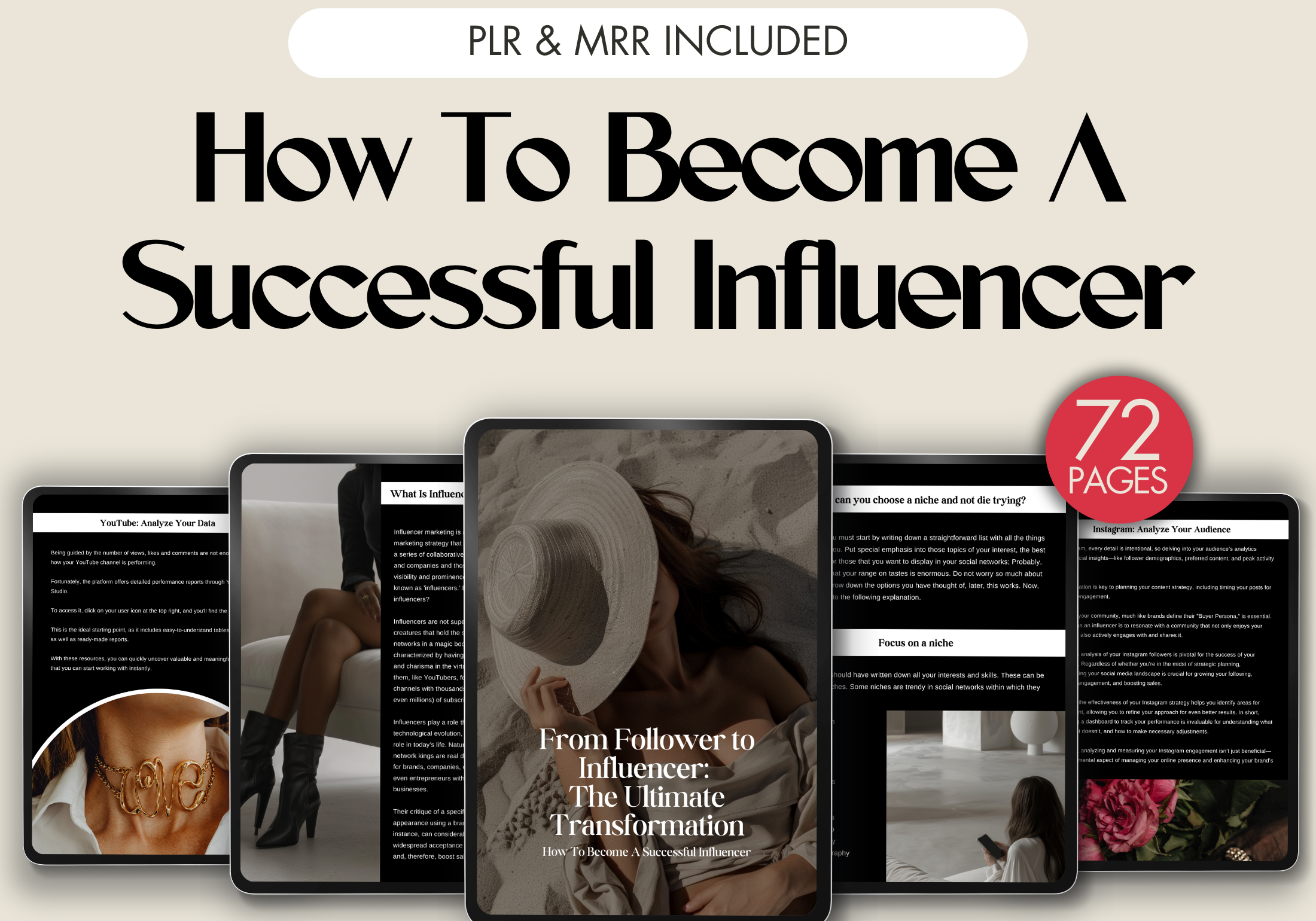 Cover image for "Grow Your Instagram Following Organically," highlighting key strategies for building an engaged Instagram audience through organic growth techniques.