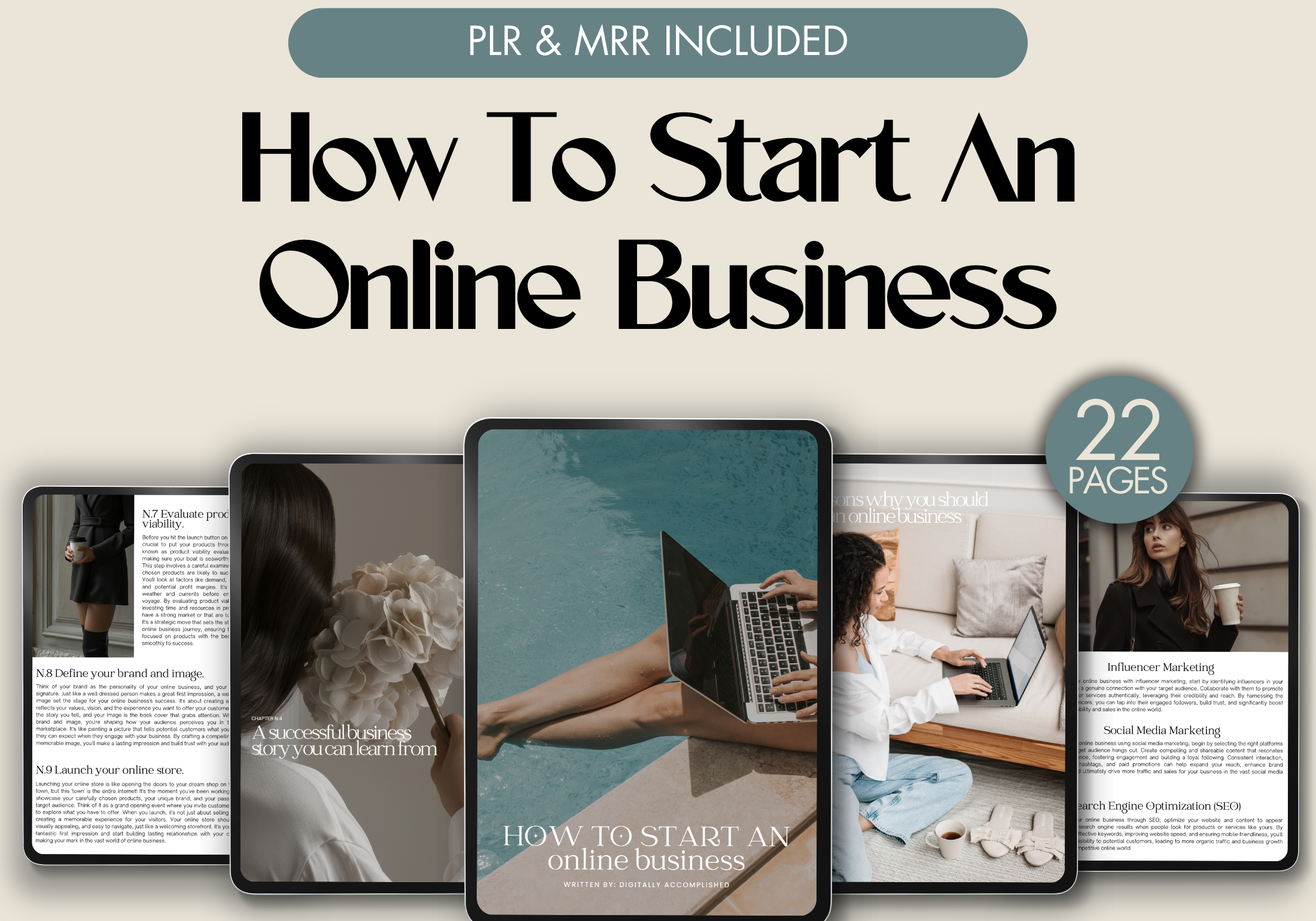 Cover image for the "How To Start An Online Business" guide, showcasing essential strategies for launching and growing a successful online business.