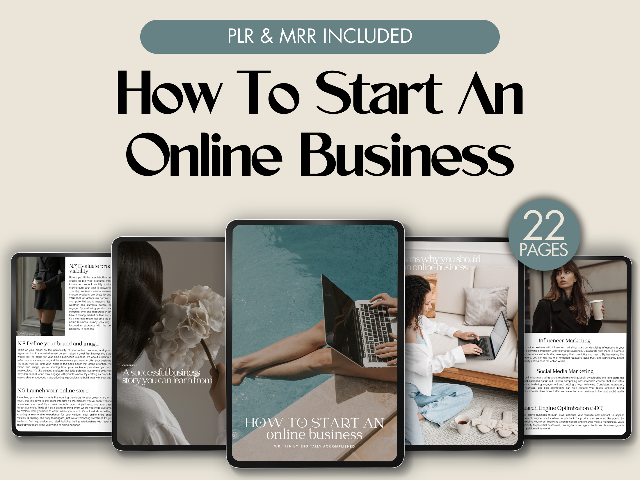 Cover image for the "How To Start An Online Business" guide, showcasing essential strategies for launching and growing a successful online business.