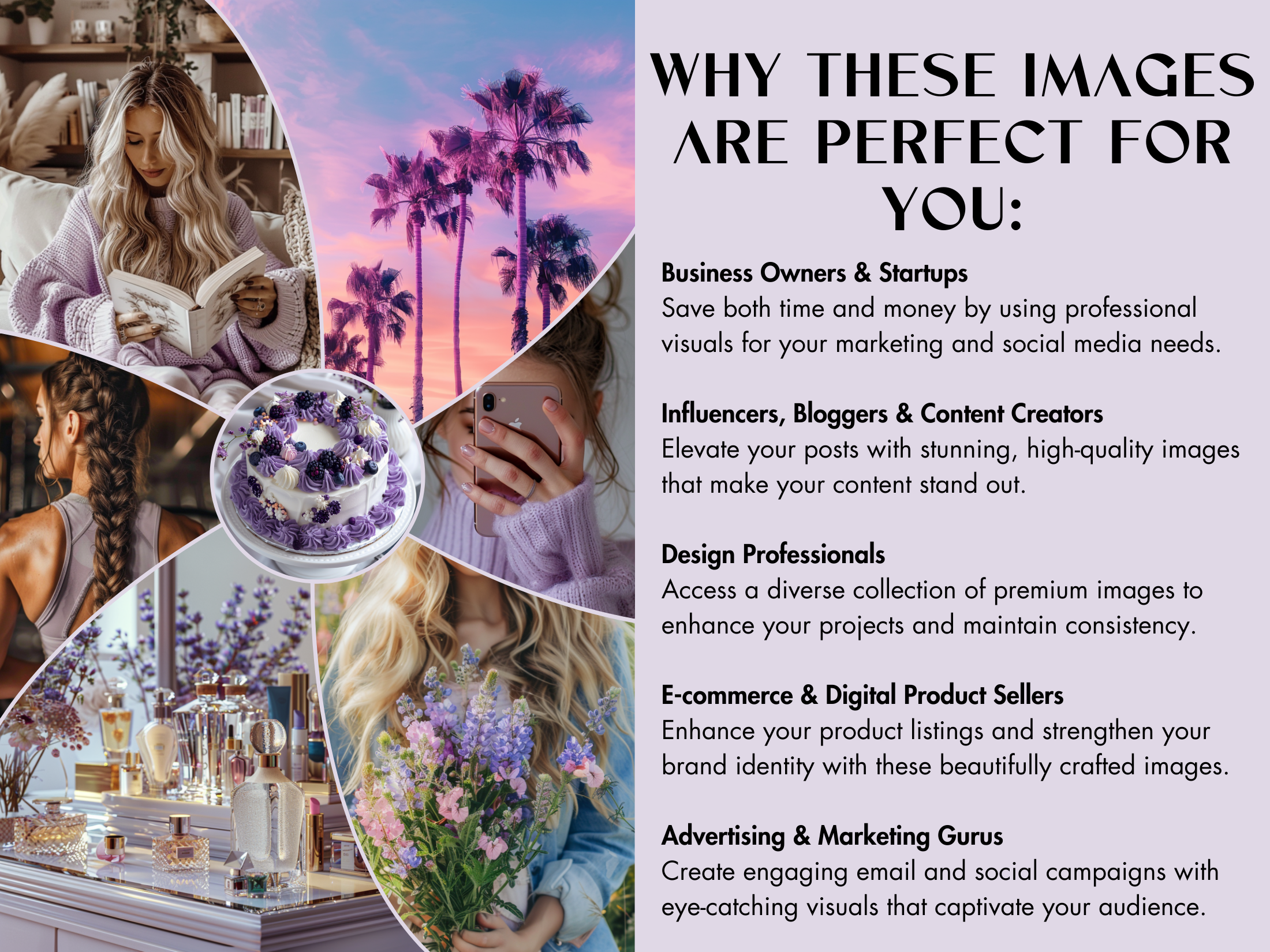 Why these images are perfect: Benefits for influencers, bloggers, and digital product creators