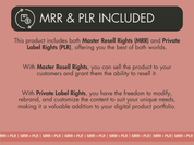 MRR and PLR rights description for Palm & Paradise AI Stock Images, providing resale opportunities.