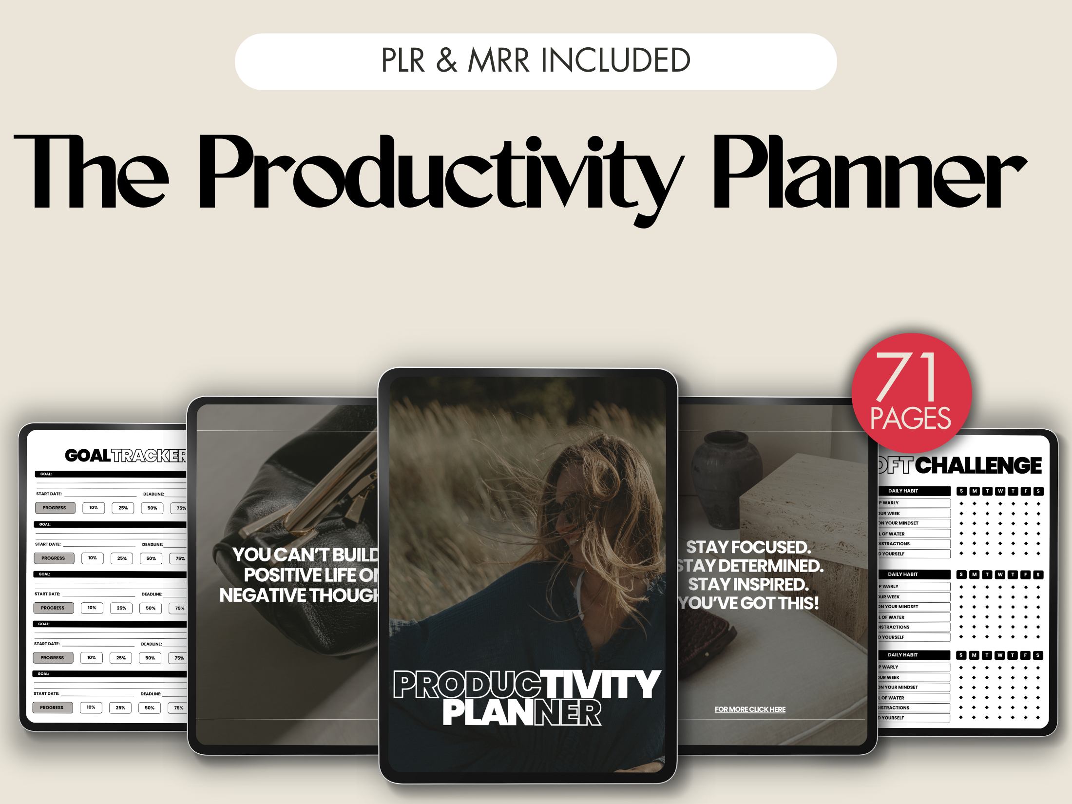 The Productivity Planner with MRR