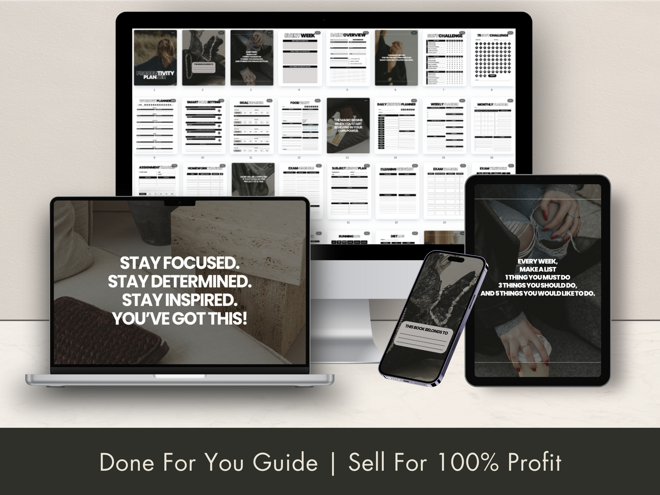 The Productivity Planner with MRR