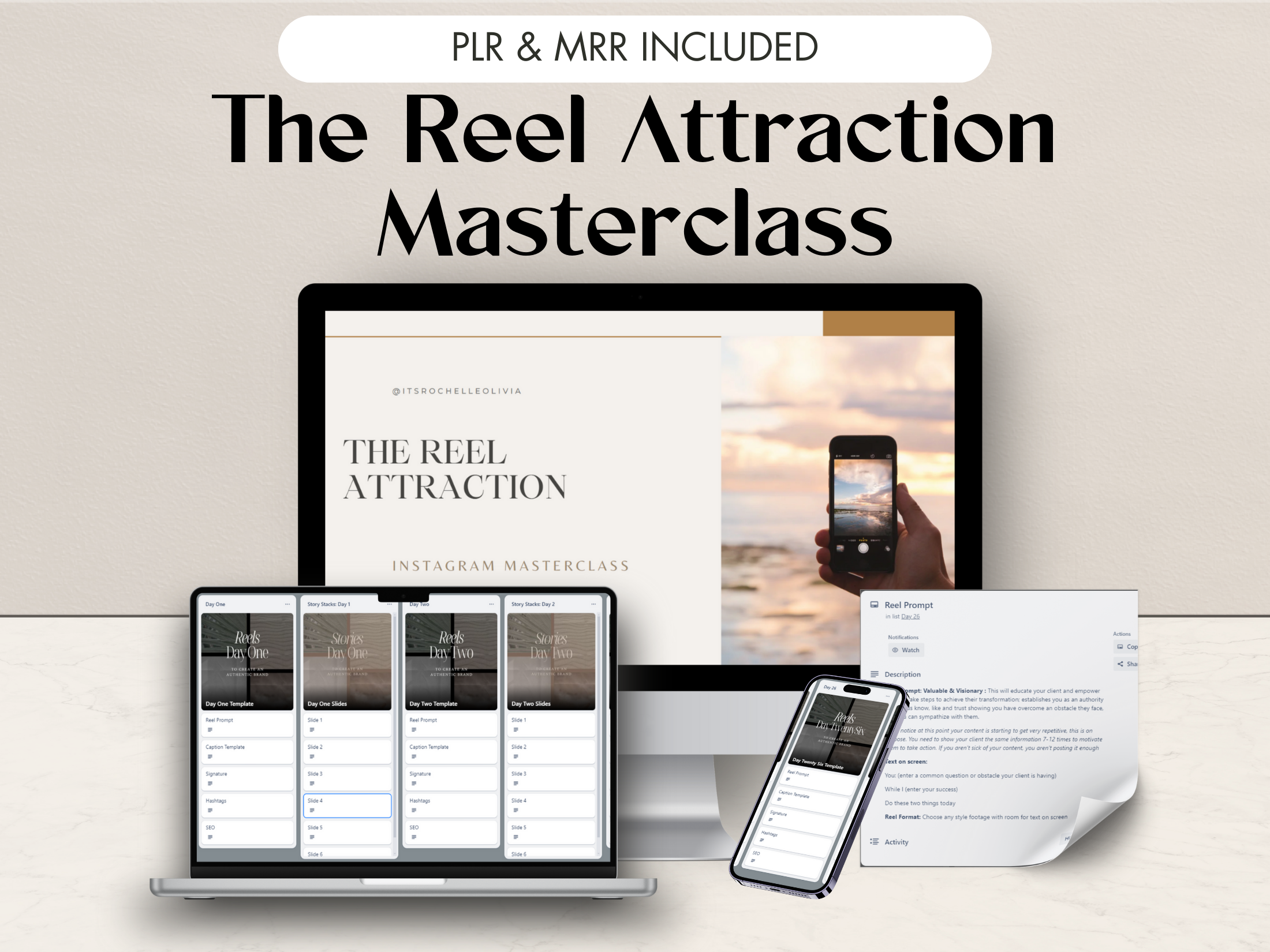 The Reel Attraction Masterclass with MRR