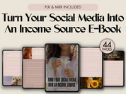 Turn Your Social Media Into An Income Source eBook