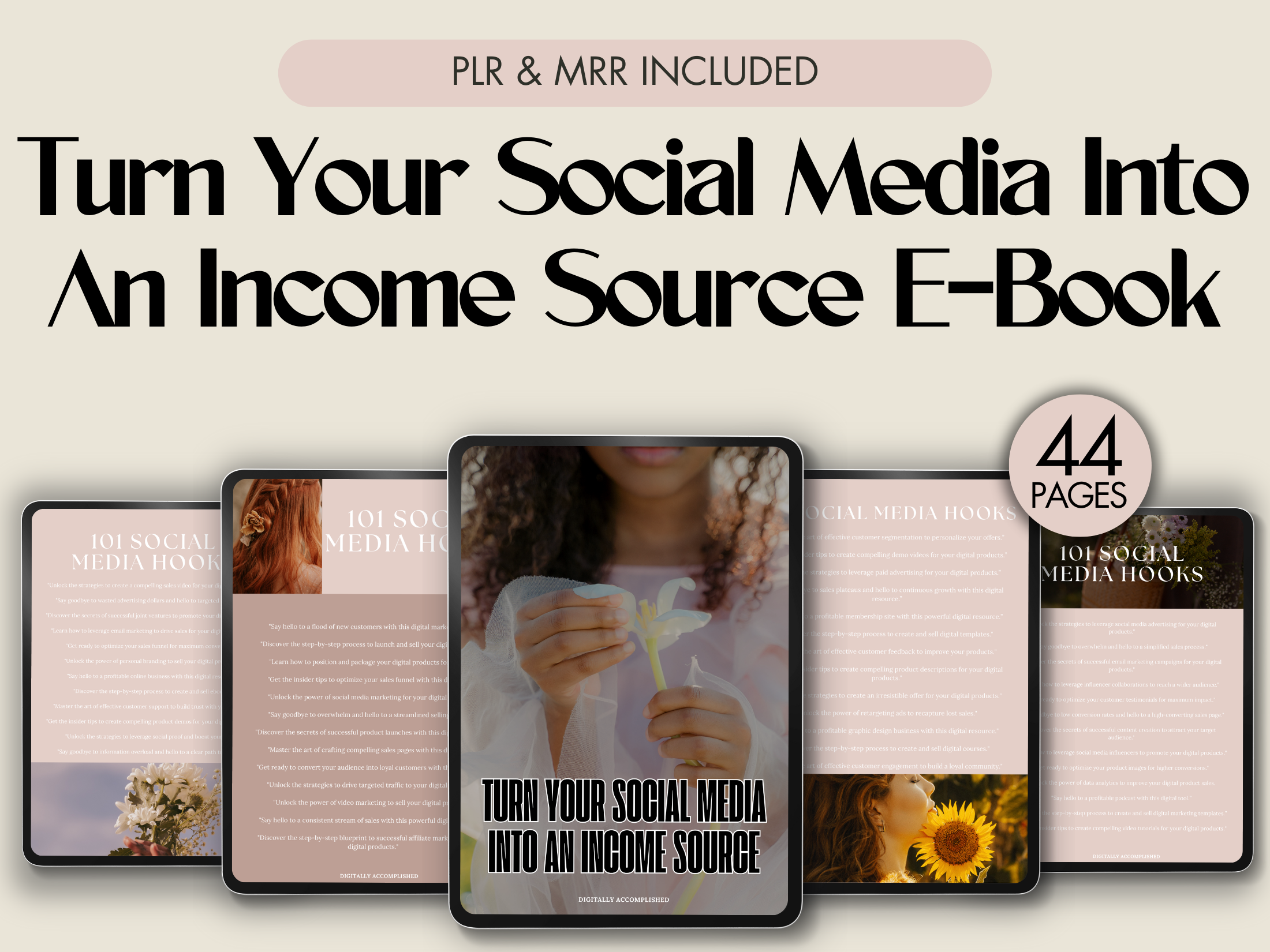 Turn Your Social Media Into An Income Source eBook