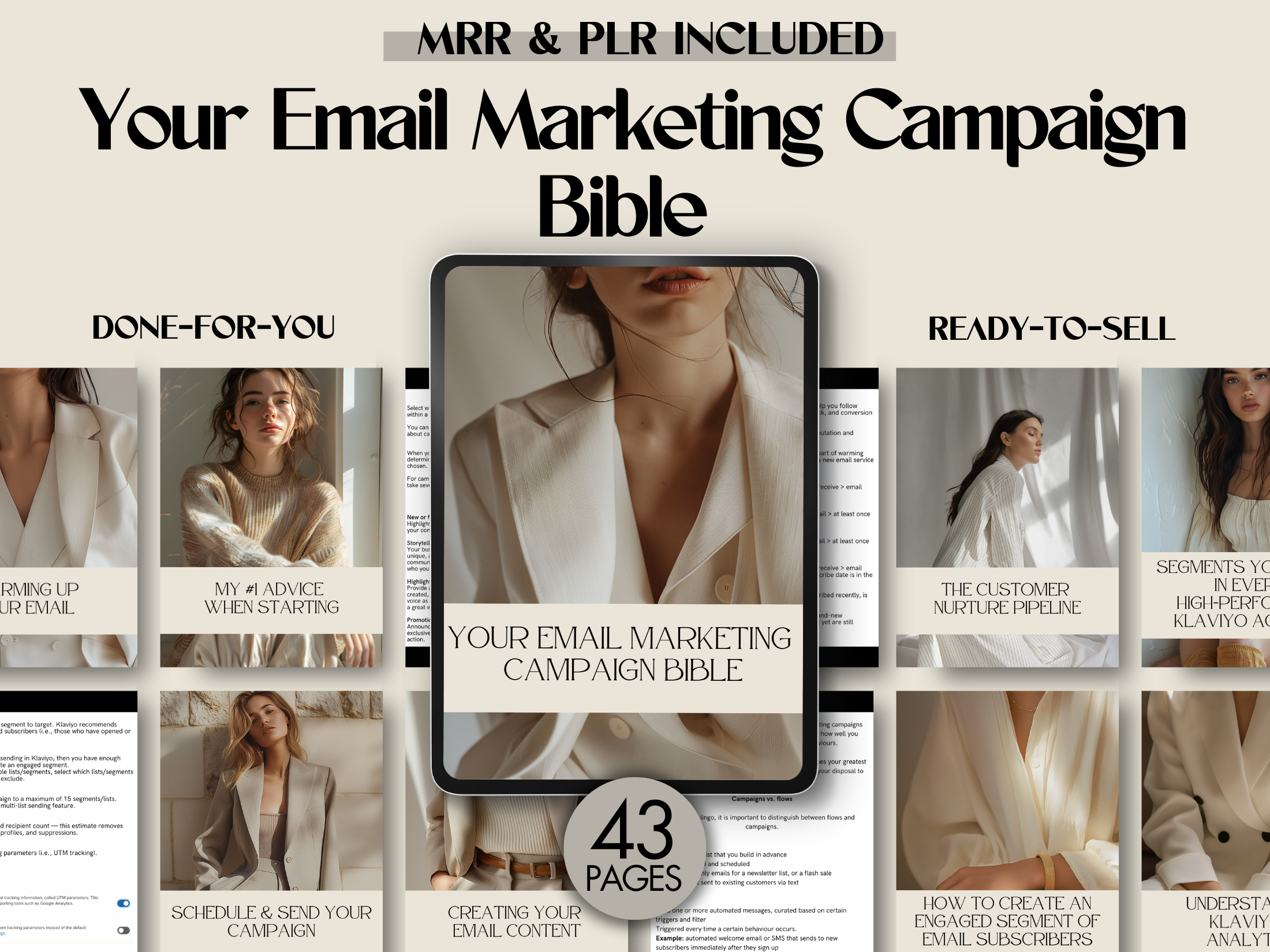 Cover image showcasing "Your Email Marketing Campaign Bible" with the title and a sleek professional design.