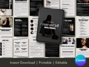 An overview of the eBook's pages, including strategies for identifying niches, pricing products, and leveraging marketing tactics.