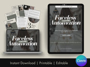 Video showing The Faceless YouTube Automation guide page by page