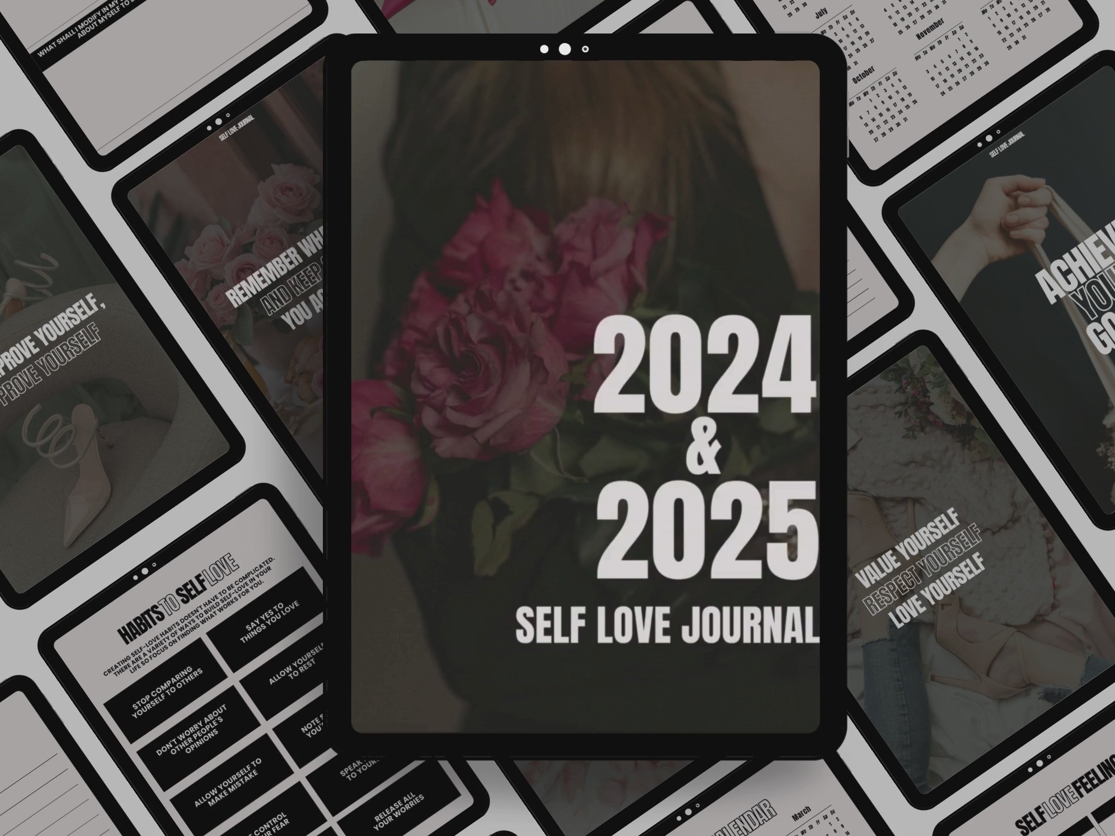 Video preview of the 2024 & 2025 Self Love Journal, highlighting key features and pages in the journal.